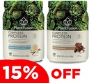PlantFusion Complete Plant Based Pea Protein Powder Bundle, Ei-GMO, Vegan, Dairy Free, Gluteeniton, Soy Free, Allergia Ilmainen W/Ravintolisät, Vanilla Bean ja suklaa 1 punta