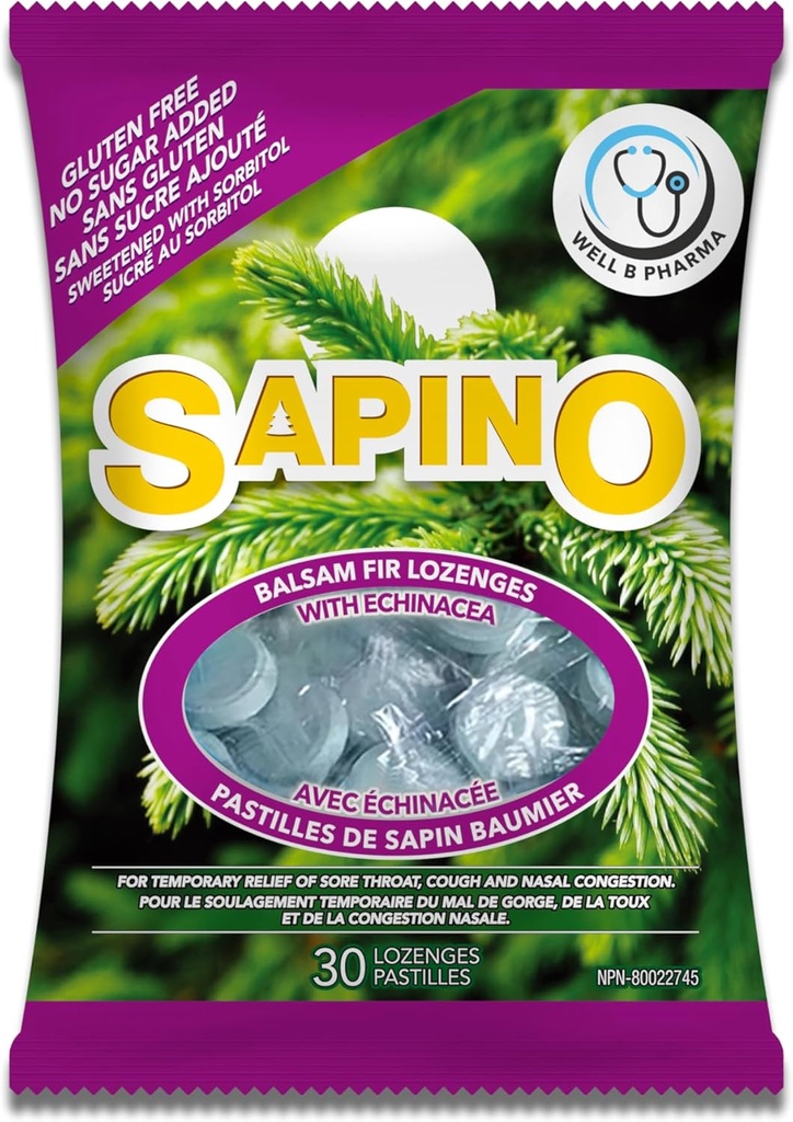 Balsam Fir Lozenges Echinacea, Light Green