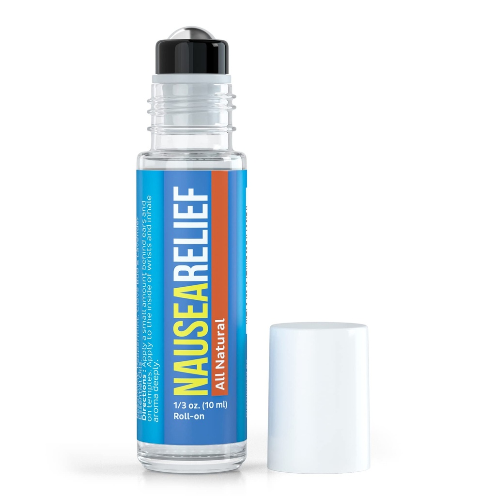 Migrastil Pahoinvointi Ease Roll-On (10ml) - Nopea apu Queasness alkaen Motion Sairauden, Migreenit, Chemo, jne. - Julma-vapaa & Vegan. Made in the USA.