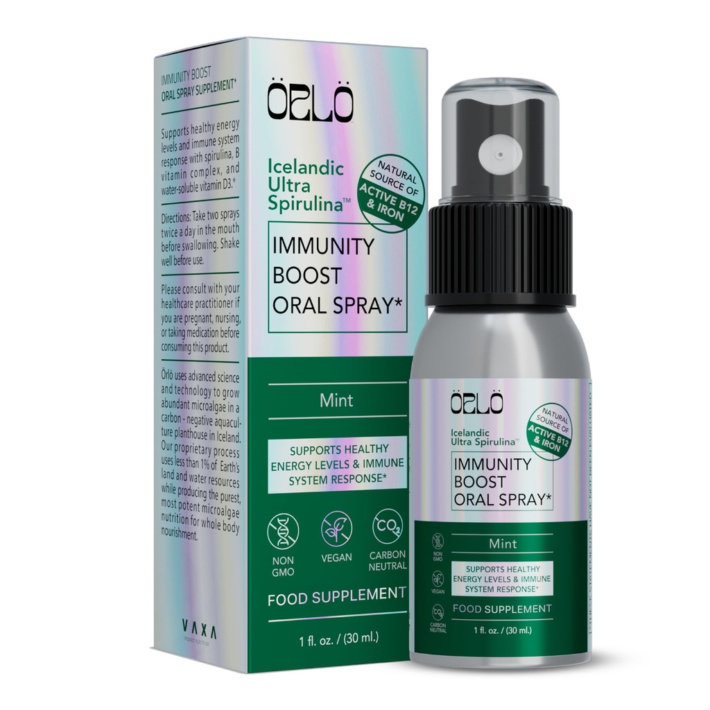 Orlo Immuniteetti Boost Multivitamiini täydentää aikuisille - Spiruliini, Bioaktiivinen B-vitamiinikompleksi, B12 Methylcobalamiini, D3-vitamiini - energia, aivot ja immuuni terveys (yli 60 Servings)