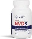 Generisk naturligt framställd vitamin D3 | 5000IU | Tillägg för ben och gemensamt stöd - ökar kalciumabsorption | Hälsa & immunitet | Vegan & Vegetarisk vänlig