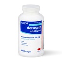 MAJOR Docusate Sodium 100mg, Stool Softener Laxative för Occasional Constipation Relief - Gentle, Beroende, Stimulant-Free, 1000 Softgels