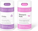 Health By Habit Feeling Yourself Kit - Libido Blend (60 kapslar) & Women's Multi Supplement (60 kapslar), Non GMO, Sugar Free