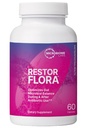 Microbiome Labs Restorflora Probiootit digestiivinen terveys - Gut Health täydentää dual Action Probiootit naisille, miehet & lapset 5+ - Tuki Bowel Säännöllisyys & Immuunitoiminta (60 kapselia)