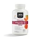 365 by Whole Foods Market, purutabletti C 500 mg, Natural Citrus Flavor, Vegan, 100 tablettia