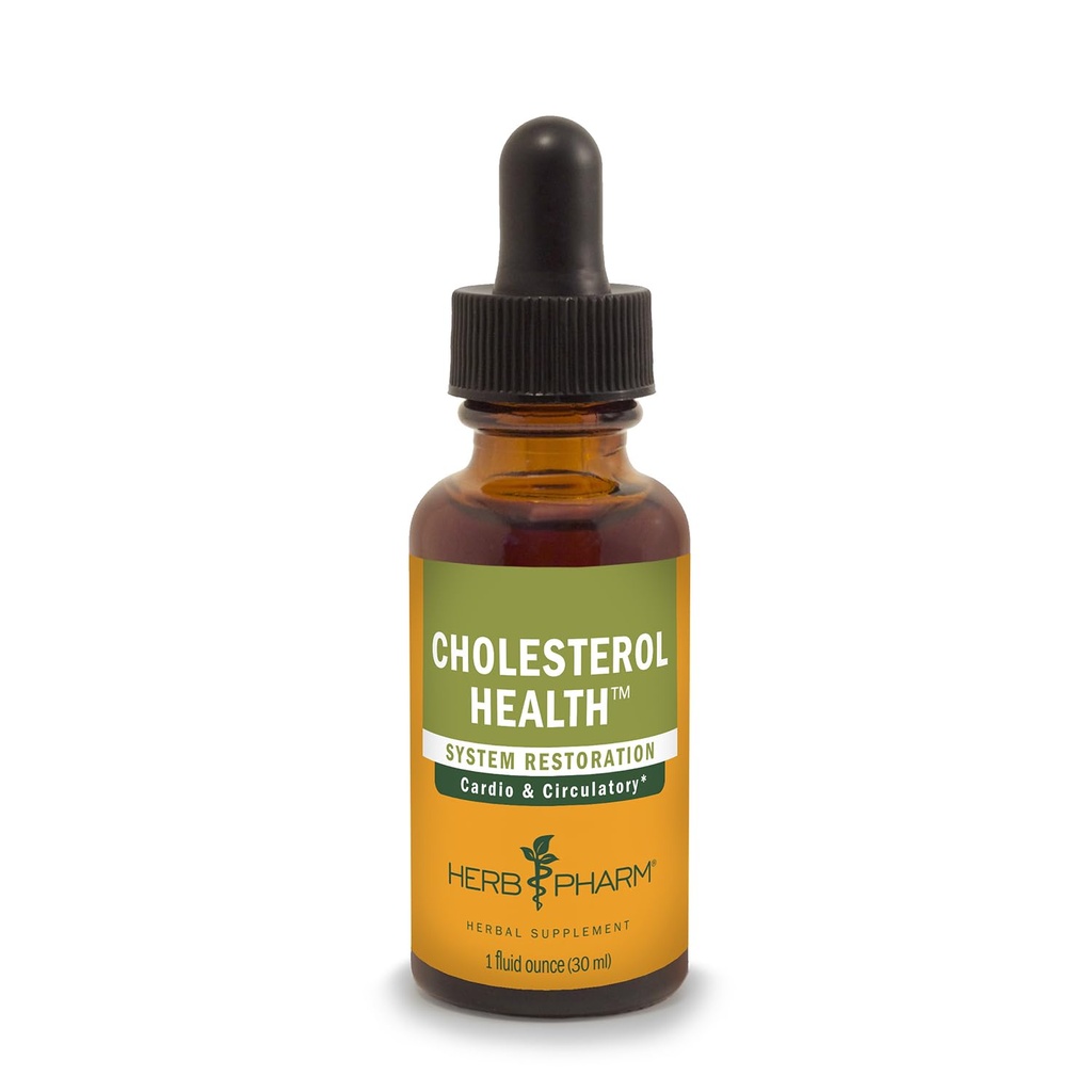 Herb Pharm Cholesterol Health Herbal Liquid Formula sydän- ja verisuonitautien tuki - 1