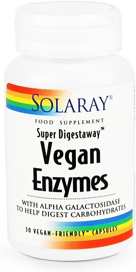 Solaray Vegan Enzymes 30 kapselia