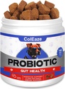 Probiootit koirille, 150 Chews Dog Probiootit digestiivinen terveys, koira Probiootit purut 6 Dgestive Enzymes Gut Health, ripuli, kutiava iho ja kutiava korvat immuniteetti - Lammas Flavor