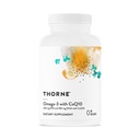 THORNE - Omega-3 CoQ10 - Omega-3 -rasvahappolisä CoQ10 - EPA ja DHA - 90 geelikapselia