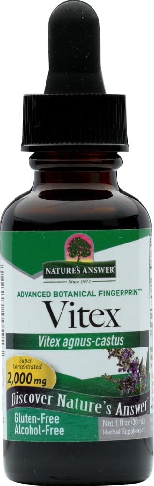 Nature's vastaus Vitex Berry Alkoholiton 1 Ounce (2 pakkaus) 