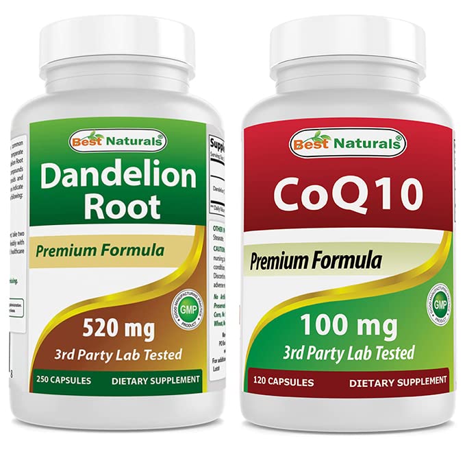 Best Naturals Voikukka juuri 520 mg & COQ10 100 mg