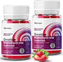 yanxiao Creatiini Monohydraatti Gummies 5g miehille ja naisille, melitaationesto Formula, sokerittomat Creatiini Purut lihasten kasvuun ja vahvuuteen, sisältää C-vitamiinia ja muita ravinteita (120