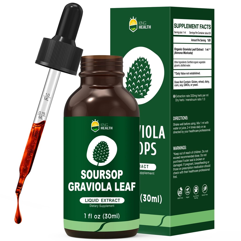 Organic Soursop Graviola Leaf Extract Liquid Drops ... Soursop Bitters Liquid...