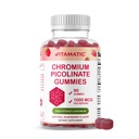 Vitamaattinen kromi Picolinate 1000 mikrog - 90 Gummies - Korkea Potency Kromi - Vadelma maku