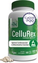 Health Thru Nutrition CoQ10 Plus PQQ ja punainen Pinaatti Cellulex ... Cellular Optimizer aivojen kiertoon Energia ja Mitokondriot Function Support ... Certified Vegan ...