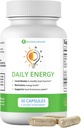 Ben Natural Health Daily Energy B-Vitamin Complex med TMG och Zink för naturlig energi, stress, fokus och immunstöd, 30 kapslar