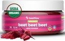 Beet Beet Beet - Organic Beet Juice Powder Healthy Blood Pressure, Cholesterol - Pure USA Grown - No Additives or Flavors-Superfood Supplement - Nitric Oxide Boosting Nutrients (30 portioner)