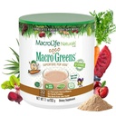 MacroLife Naturals MacroCoco Greens Chocolate Superfood Powder för barn Raw Fruits Veggies Probiotics & Digestive Enzymes, Immunity Energy, Non-GMO, Vegan, Gluten, Dairy Free - 7oz (32 portioner)