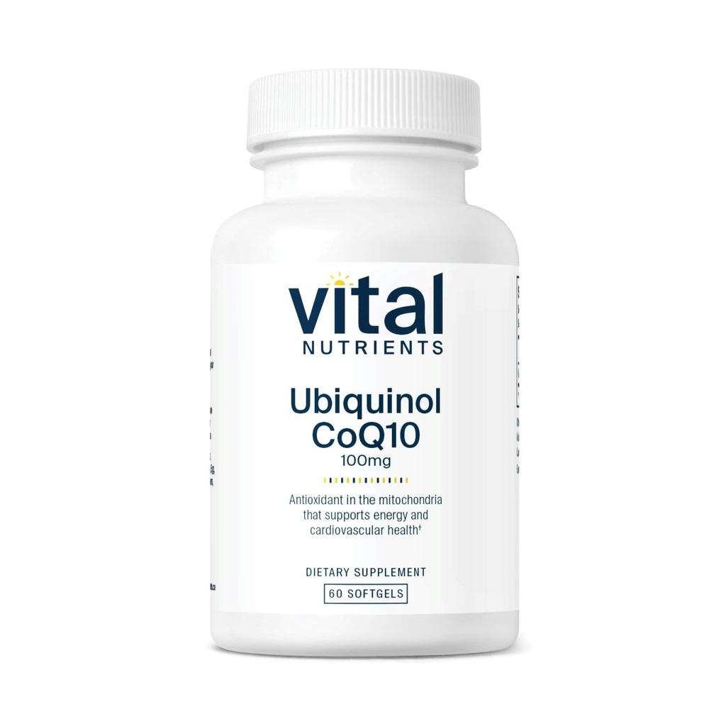 Vital Nutrients Ubiquinol CoQ10 100mg ... Coenzyme Q10...