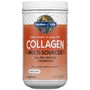 Puutarha Life Marine & Grass-Fed Collagen Peptides Powder Supplement (tyyppi I, III) Probiootit & BCAAs liikkuvuus, yhteinen terveys, hiukset, iho & kynnet - makuamaton, 20g per tarjoilu, 12 tarjoilua