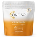 En solkreatin för kvinnor, alla naturliga kvinnors kreatinpulver w Creapure & Leucine, Öka Lean Muscle Mass, minska återhämtningstiden, främjar hjärna och benhälsa (Obsmakad, 60 portioner)