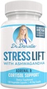 Stress Lift | Bästa Ashwagandha Supplement - 5 i 1 Organic Stress Relief, Adrenal Support, Joy, Mood & Thyroid Support | Slappna av sinnet, Boost Mood, Relieve Stress 120 Vegan Capsules