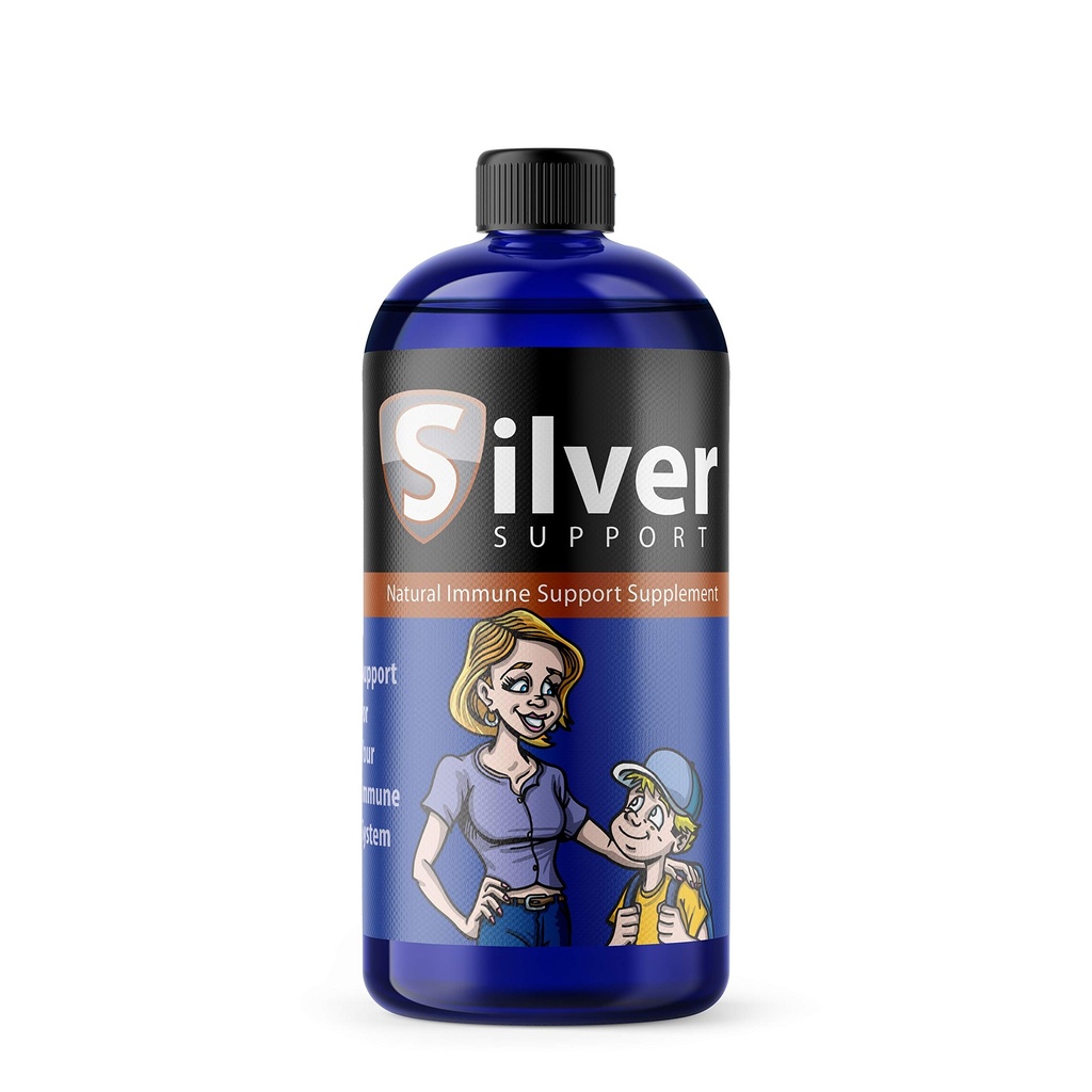 Nano Ionic Silver Technology - Liquid Immune Booster för alla åldrar och husdjur - Cutting-Edge 10 ppm Formel Förbättrar Wellness - 32oz