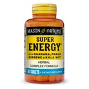 MASON NATURAL Super Energy, Valmistettu Guarana, Panax Ginseng & Kula Nut optimaalinen suorituskyky & energia, 30 päivän tarjonta