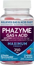 Phazyme Maximum Strength Gas & Acid Relief, fungerar snabbt, Cherry Flavor, 24 Chews (Packaging May Vary)