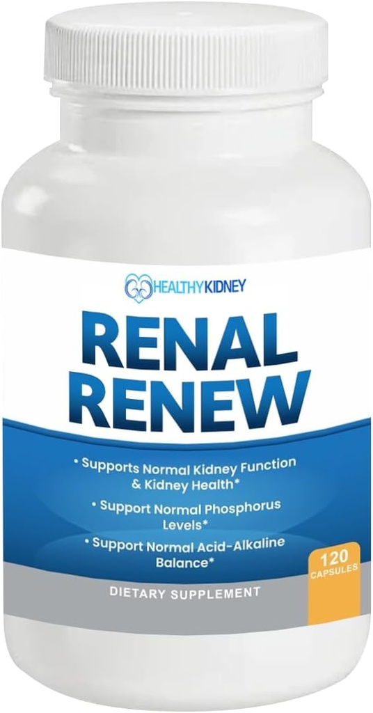 Renal Renew: Advanced Munuaisten puhdistus Detox & Korjaus Munuaisten tuki täydentää. Läpimurto Älykäs munuaislisä nuorentaa Munuaisten terveys 120 Caps