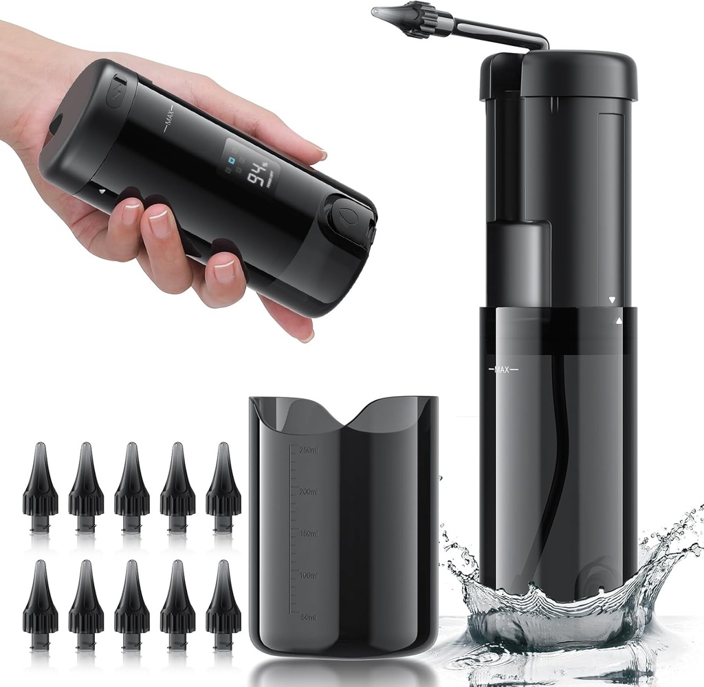 Ear Wax Removal - Ear Ear Cleaner, Ear Cleaning Kit med 5 trycklägen, säker och effektiv öra rengöringsverktyg, öronbevattningssystem med USB-laddningsbart