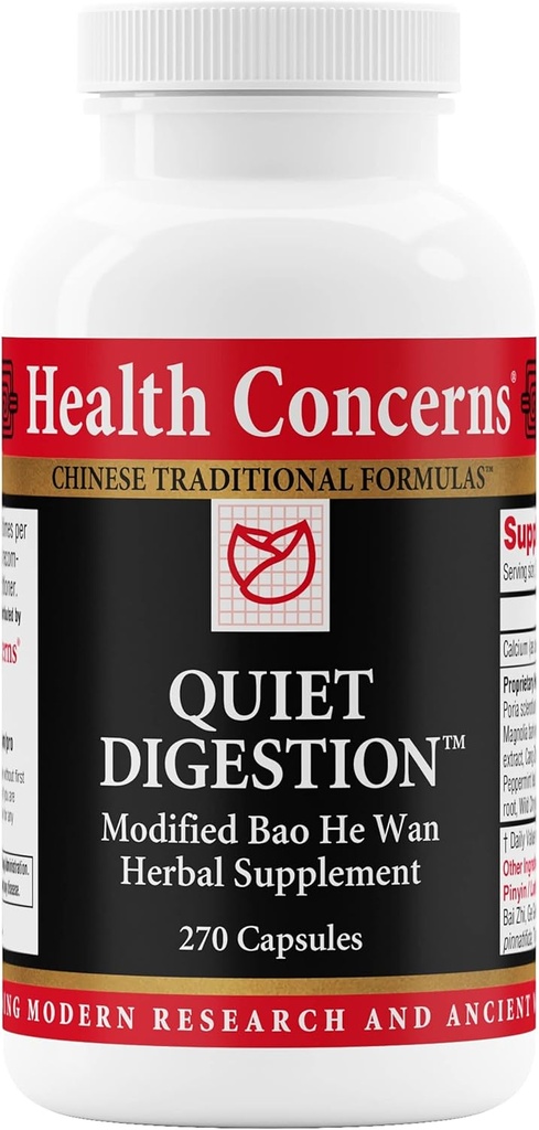 Health Concerns Hiljainen digestio 