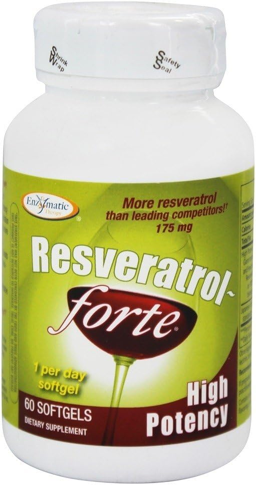 Resveratrol-Forte High Potency 60 Softgels (paketti 2)