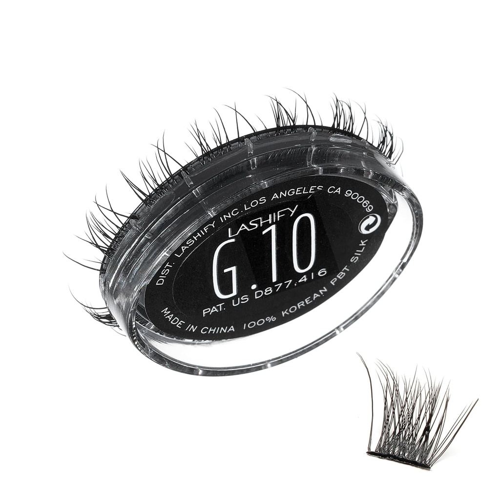 Lashify Gemini 10mm Gossamer Lashes mustassa, helppo DIY väärä lashes varten Voluminous, Wispy ja leikkisä ulkonäkö
