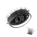 Lashify Gemini 10mm Gossamer Lashes i svart, Easy DIY False Lashes för en Voluminous, Wispy och Playful Look