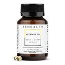 JSHealth Vitamin D3 1000iu Supplement för hälsosam muskelfunktion, ben och hjärthälsa och immunstöd