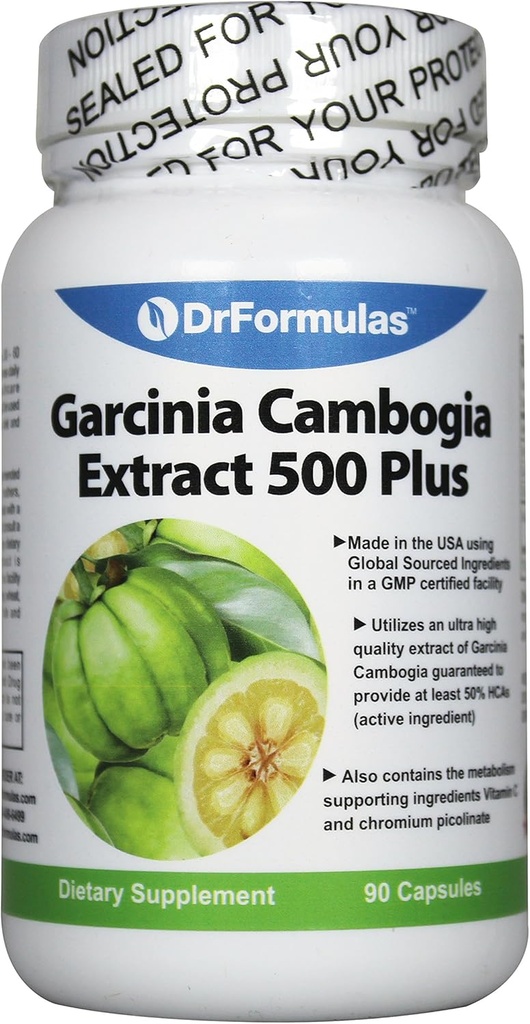 DrFormulas Garcinia Cambogia Extract 500 Plus, 90 kapselia