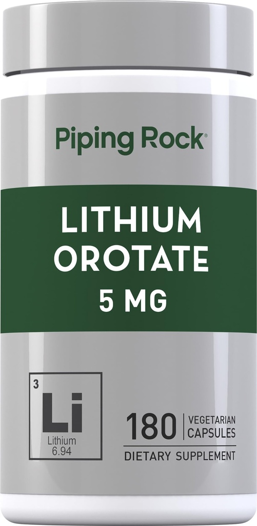 Piping Rock Litium Orotate Supplement ..