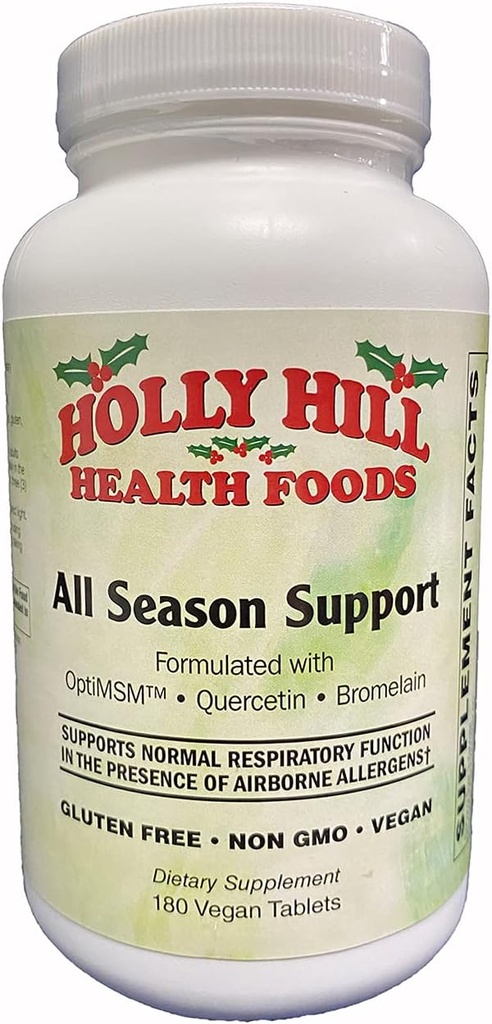 Holly Hill Health Foods All Season Support (Aiemmin Aller-7), 180 Vegaanitablettia