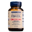 Wiley's Finest Wild Alaskan Fish Oil Peak DHA - 900mg EPA och DHA Omega-3s - 60 Softgels (30 portioner)