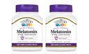 21st Century, melatoniinin nopea liuotustabletti 10 mg, valkoinen, kirsikka, 120