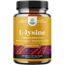 Natures Craft L Lysine 1000mg per servering näringstillskott - L-lysin Essential Amino-syror för ögonhälsa Lip Care Bone Support Immune System Muscle Growth och Vegetarian Collagen 240 tabletter