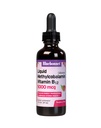 Bluebonnet Liquid Methylcobalamiini B12 5000 mcg Aktiivinen Coenzyme Form B 12-vitamiinin nestemäisiä tihkuja Energy Supplement naisten ja miesten - Vegaani, Gluteeniton - Vadelma maku - 2 Fl Oz