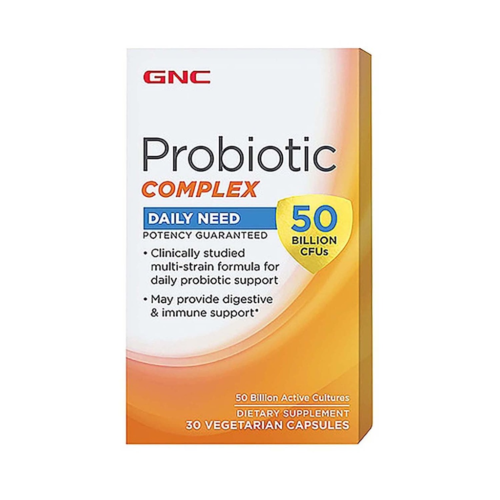 GNC Probiootti Complex Daily Need 50 miljardia PMY:tä 
