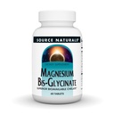 Källa Naturals Magnesium Bis-Glycinate, Superior Bioavailable Chelate*, Chelated for Increased Absorption, 200 mg per Servering - 60 tabletter