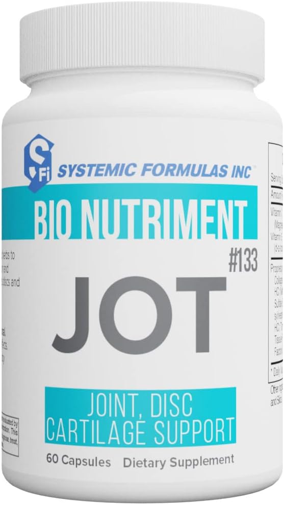 Systeemiset kaavat JOT  Tukee Cartilage Integrity, Joint Health, Voitelu ja Mukavuus ja terve Formation nivelten, Levyt ja Cartilage.