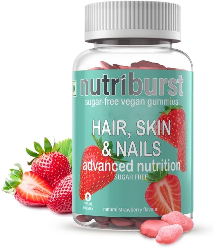 NUTRIBURS Hiukset, iho ja kynsi Iso-Britannia luotettavin tuotemerkki. Biotin hiukset Gummies terve iho, hiukset ja kynnet.