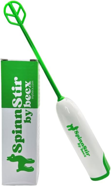 Becx Spinnstir Portable Handheld Drink Mixer for Protein Powder Pre-Workout Sienikahvi Vihreät Superfood Collagen Powder Milk Powder Hydration Packet Maku Mixes Easy Clean Vähemmän Mess (vihreä)