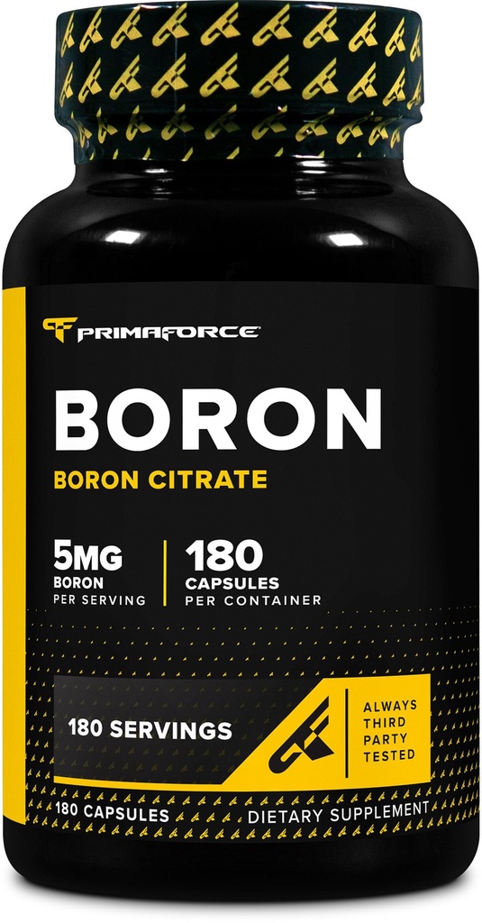 PrimaForce Boron kapselit 5 mg, 180 kasvissyöjäkapselia