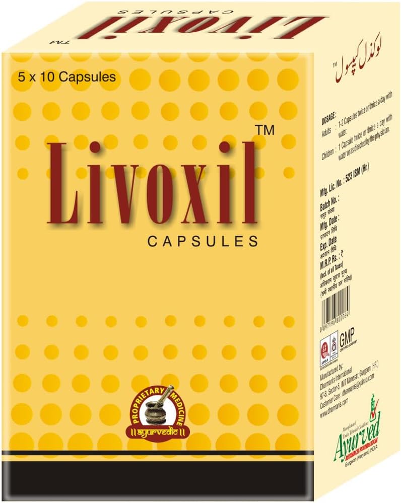 Livoxil Liver Cleanse Detox & Korjaus rasva maksa Formula - Natural Liver Health Support Supplement - 200 kapselia